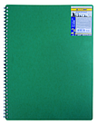 Зошит для записів CLASSIC, А4, 80 л, клітинка, пластикова обкладинка, синя