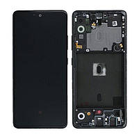 Дисплей для Samsung Galaxy A52 (2021) A525, A526 модуль (экран и сенсор) с черной рамкой, оригинал GH82-25524A
