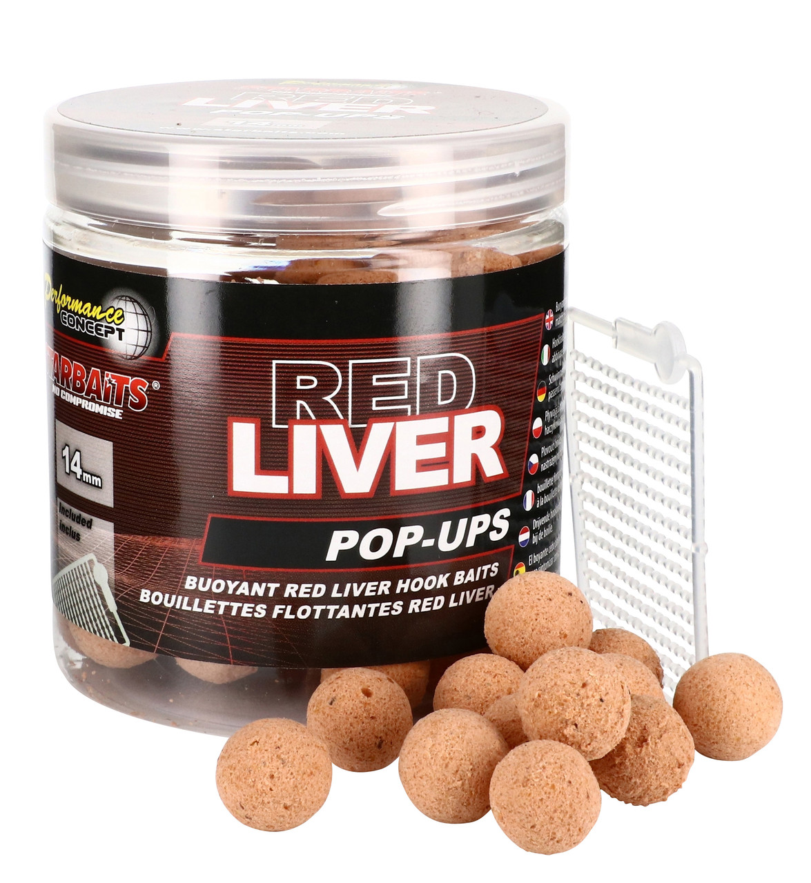 Бойли Pop Ups Starbaits Red Liver 14 мм 80g