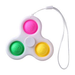 Іграшка Сімпл Дімпл антистрес 6,5*7,5 см Simple Dimple 3 пупырки спинер брелок