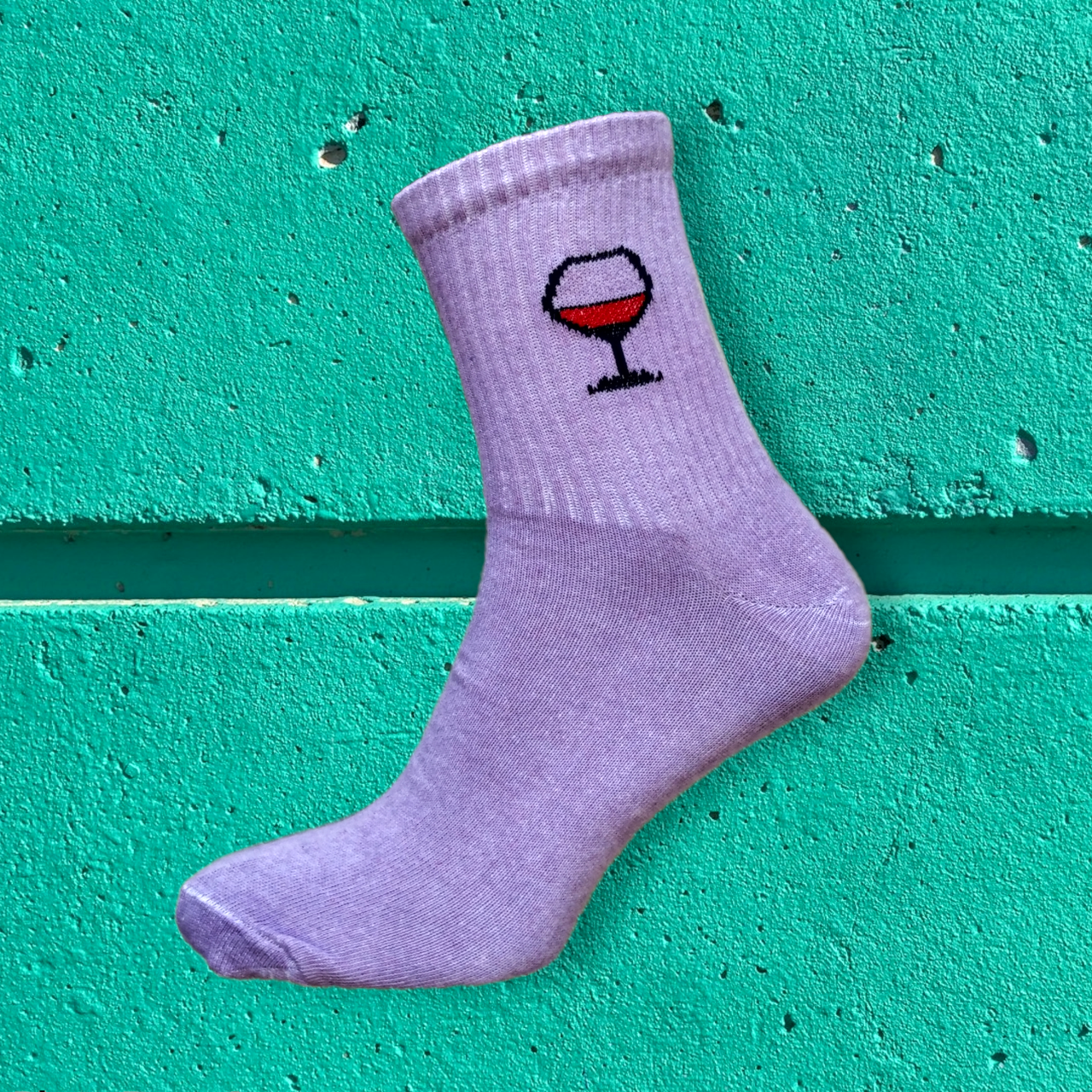 Шкарпетки з приколами "Дівчинка хоче движу" фіолетові Rock n socks, фото 1
