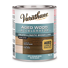 Склад для штучного старіння деревини, коричневий Varathane aged wood accelerator 0.946л