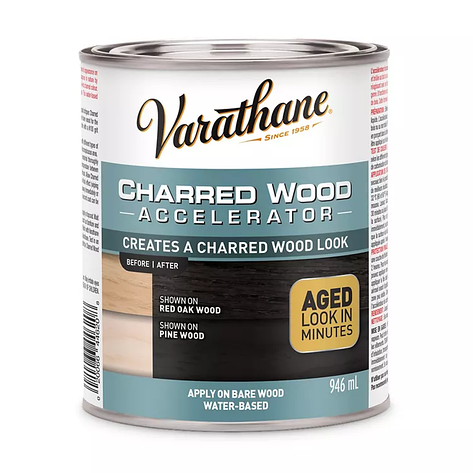 Склад для штучного старіння деревини Varathane weathered wood accelerator 0.946 л, фото 1