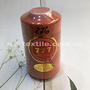 Швейна Нитка 40/2 (5000 ярдів/бобіна) 777 №276 Червоний