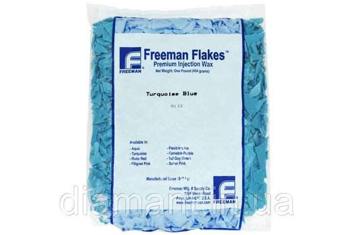 Віск FREEMAN бірюзовий "Turquoise Blue" (лущуйки, 454 г)