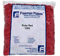 Воск FREEMAN бордовый "Ruby Red" (чешуйки, 454 г)