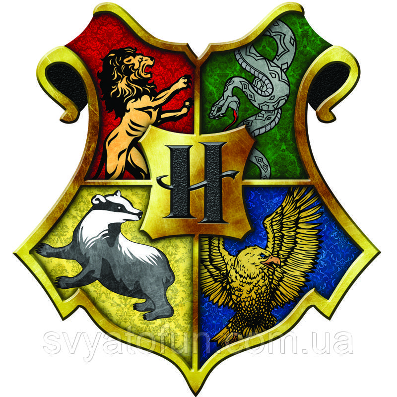 Наклейка на коробку "Harry Potter Hogwarts" 48х45 см