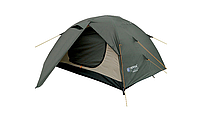 Всесезонна двошарова палатка Terra Incognita Omega 2 хакі для туризму та відпочинку, 2 місця, 2 входи