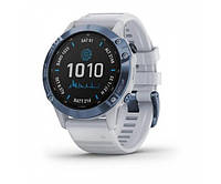 Смарт-годинник Garmin Fenix 6 Pro Solar Edition Mineral Blue with Whitestone Band (010-02410-19/18)