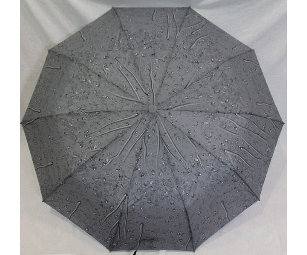 Жіноча парасолька напівавтомат антивітер 10 спиць карбон жіночі парасольки краплі