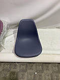 Пластиковий стілець Nik - N (Нік Н) синій 57 на дерев'яних ніжках, фото 2
