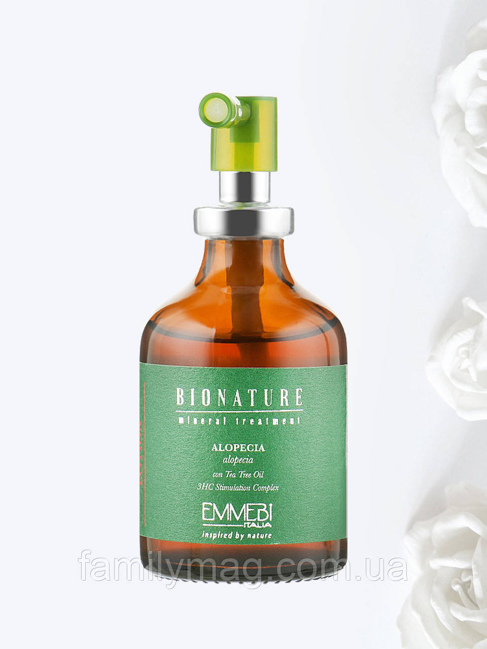 Лосьйон проти алопеції (облисіння) Alopecia lotion BioNature Emmebi Italia 50 мл