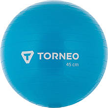М'яч гімнастичний Torneo, 45 см, Блакитний