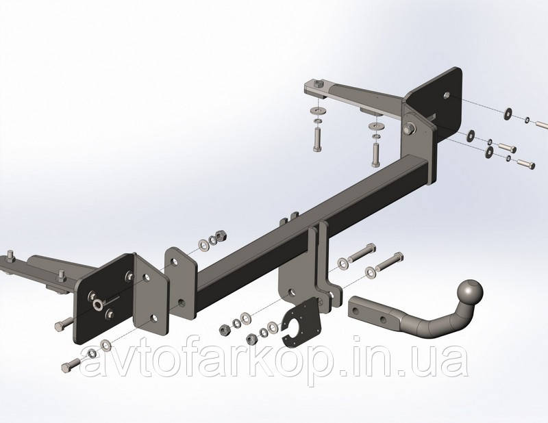 Фаркоп Nissan Teana (седан 2008-2013)(Ніссан Тіана) Автопристрій, фото 1