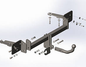 Фаркоп Nissan Teana (седан 2008-2013)(Ніссан Тіана) Автопристрій