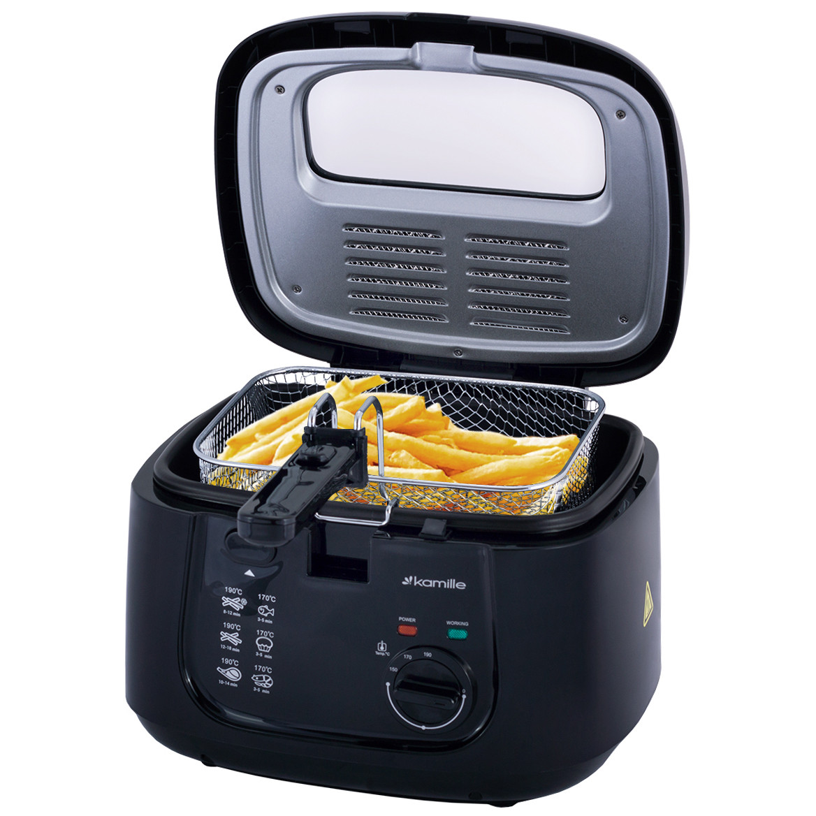 Фритюрниця електрична Kamille 1800W 2.5 л. KM-6810
