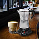 Гейзерна кавоварка електрична Kamille 300мл з алюмінію KM-2600A, фото 8