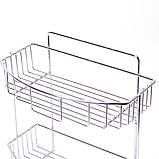 Полиця для ванної Besser напівовальна 29х30х13см KM-0282D, фото 3