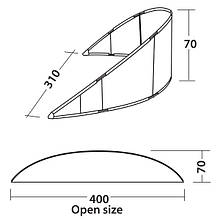 Пляжний Тент Easy Camp Beach Windscreen Surf Ocean Blue (120301)