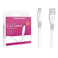 Кабель USB-Micro TORNADO TX3 білий