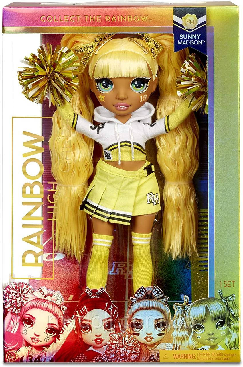 Лялька Рейнбоу Хай Санні Медісон Чирлідер — Rainbow High Cheer Sunny Madison 28 см 572053 MGA Оригінал