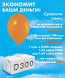 Газоблоки AEROC D300 300х200х610 паз-гребінь, фото 3