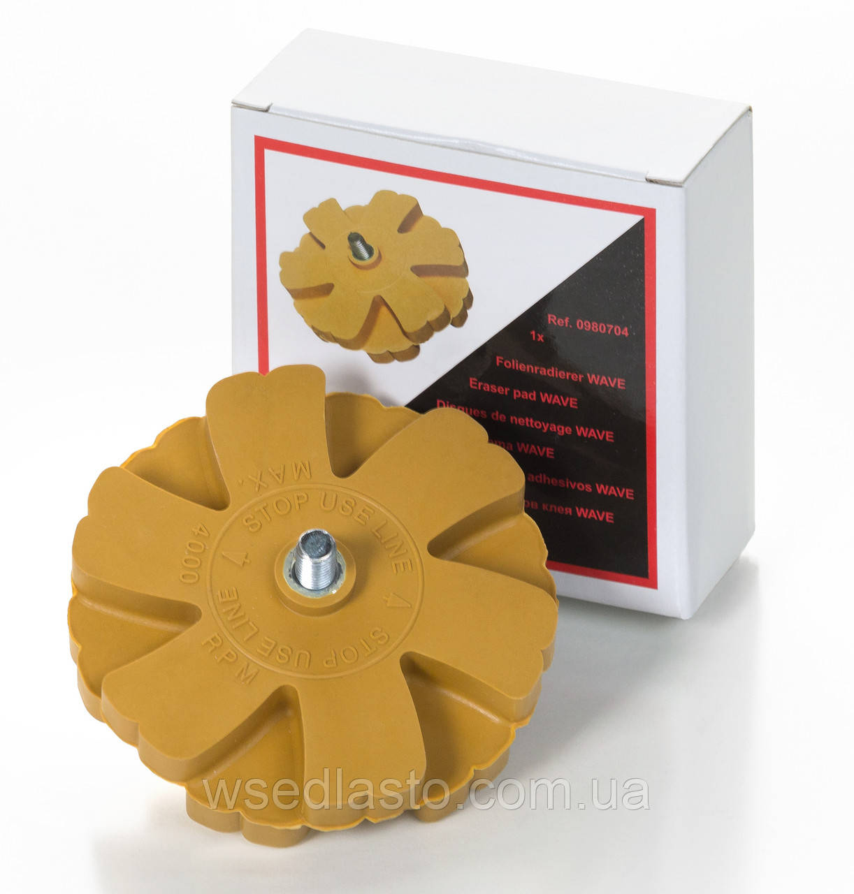 Резиновый шлифовальный диск SERWO WAVE, фото 1