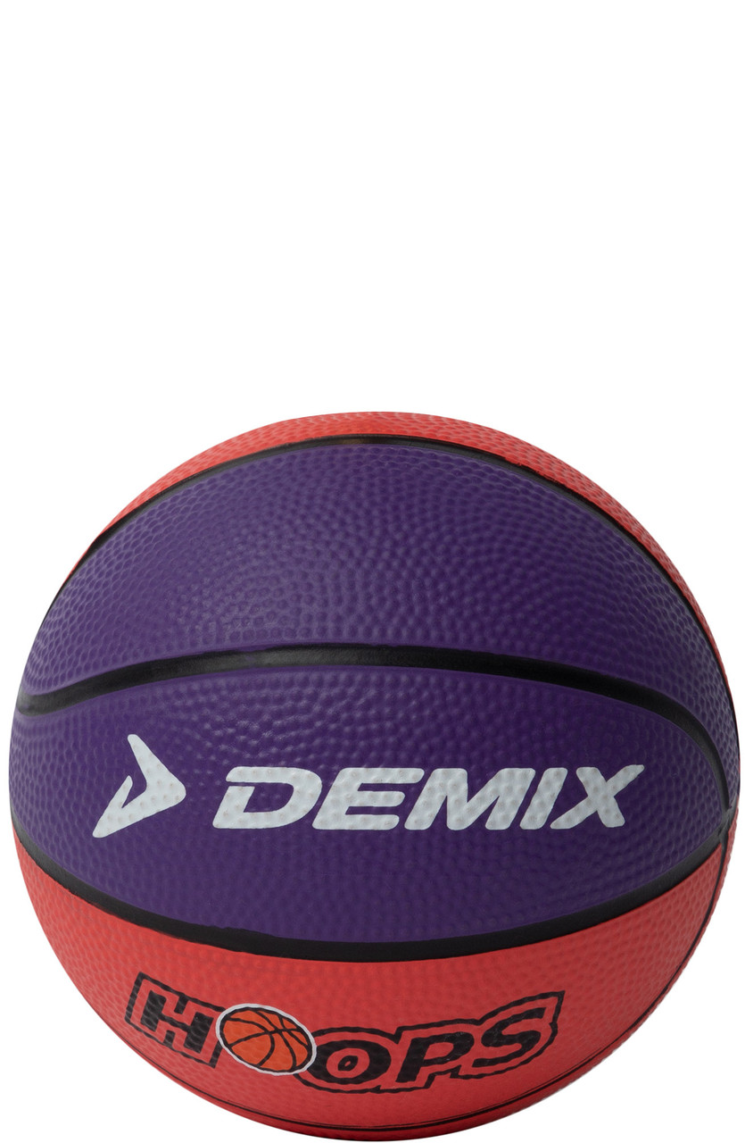 М'яч баскетбольний Demix, фіолетовий, червоний, 1