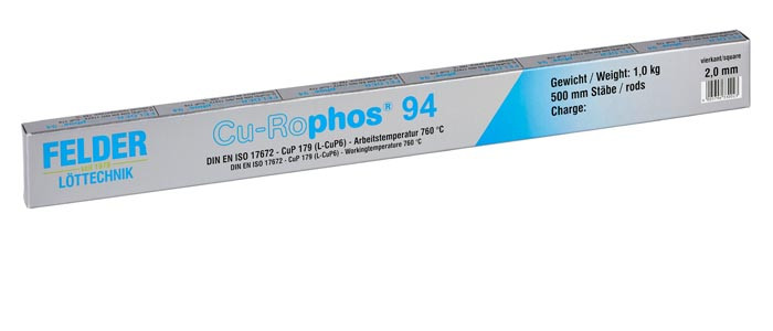Припій Felder Cu-Rophos 94 мідно-фосфорний, фото 1