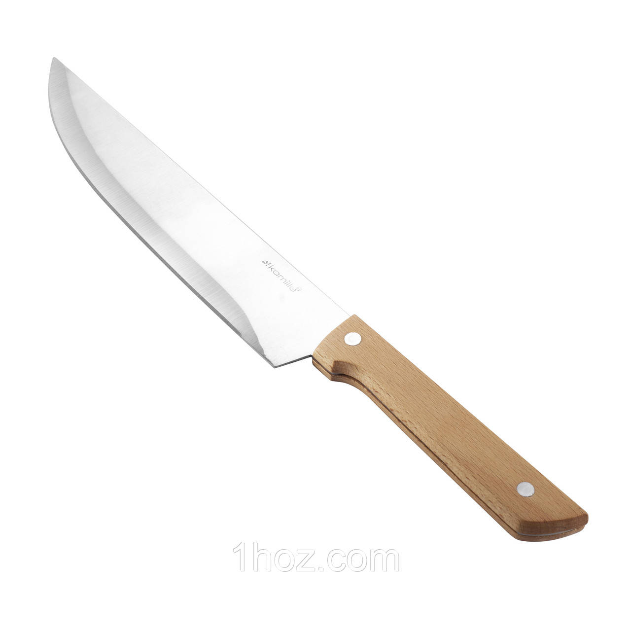 Нож кухонный "Шеф-повар" Kamille из нержавеющей стали с деревянной ручкой KM-5315 - фото 4 - id-p465406970