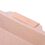 Форма для запікання Kamille KM-6027A Бежевий 46*30*6см Форма з вуглецевої сталі Форма для випічки, фото 3