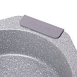 Форма для запікання Kamille KM-6034A Сірий 28.5*26.5 см Форма з вуглецевої сталі Зручна форма для випічки, фото 6
