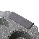 Форма для запікання Kamille KM-6038 Сірий 30*18 см 6 шт Якісна форма для кексів Форма для випікання, фото 6