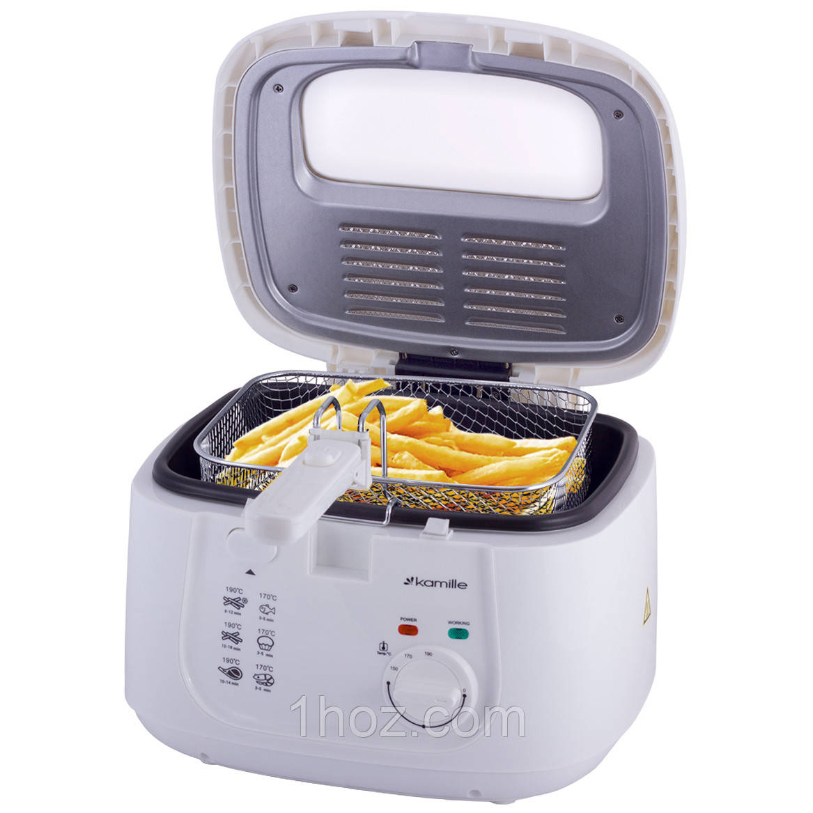 Фритюрниця електрична Kamille 1800W 2.5 л. KM-6811, фото 1