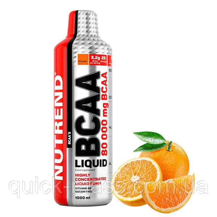 Рідкі BCAA амінокислоти Nutrend BCAA liquid 1000 мл