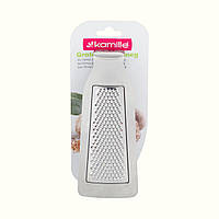 Терка Kamille KM-7211 Міні-терка з ручкою з нержавіючої сталі Терка для сиру Терка з нержавіючої сталі