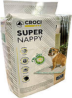 Одноразовые пеленки для собак с ароматом ромашки 57*54 см Croci Super nappy Daisy 30 шт/уп