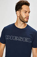 Футболка мужская Diesel, темно-синяя дизель