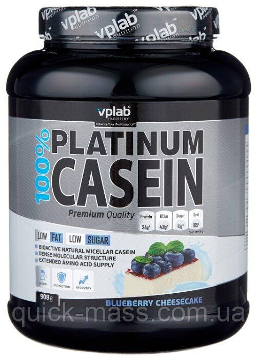 Протеїн казеїн VPLab 100% Platinum Casein 908g