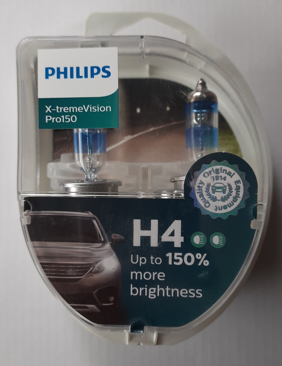 Лампа галогенова Philips RacingVision H4 + 150% 12v