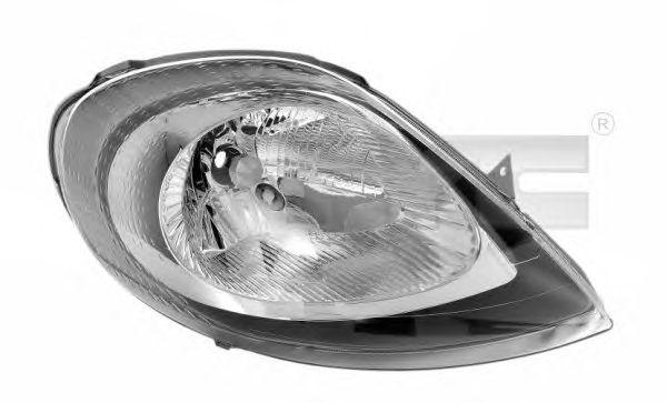 Фара передня права Renault Trafic, Opel Vivaro 2001-2006, TYC 20-0665-05-2