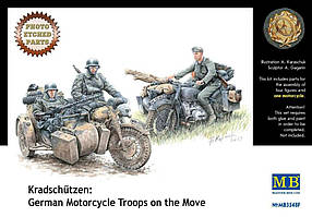 Германський мотоциклетний звід Kradschutzen. 1/35 MASTER BOX 3548F