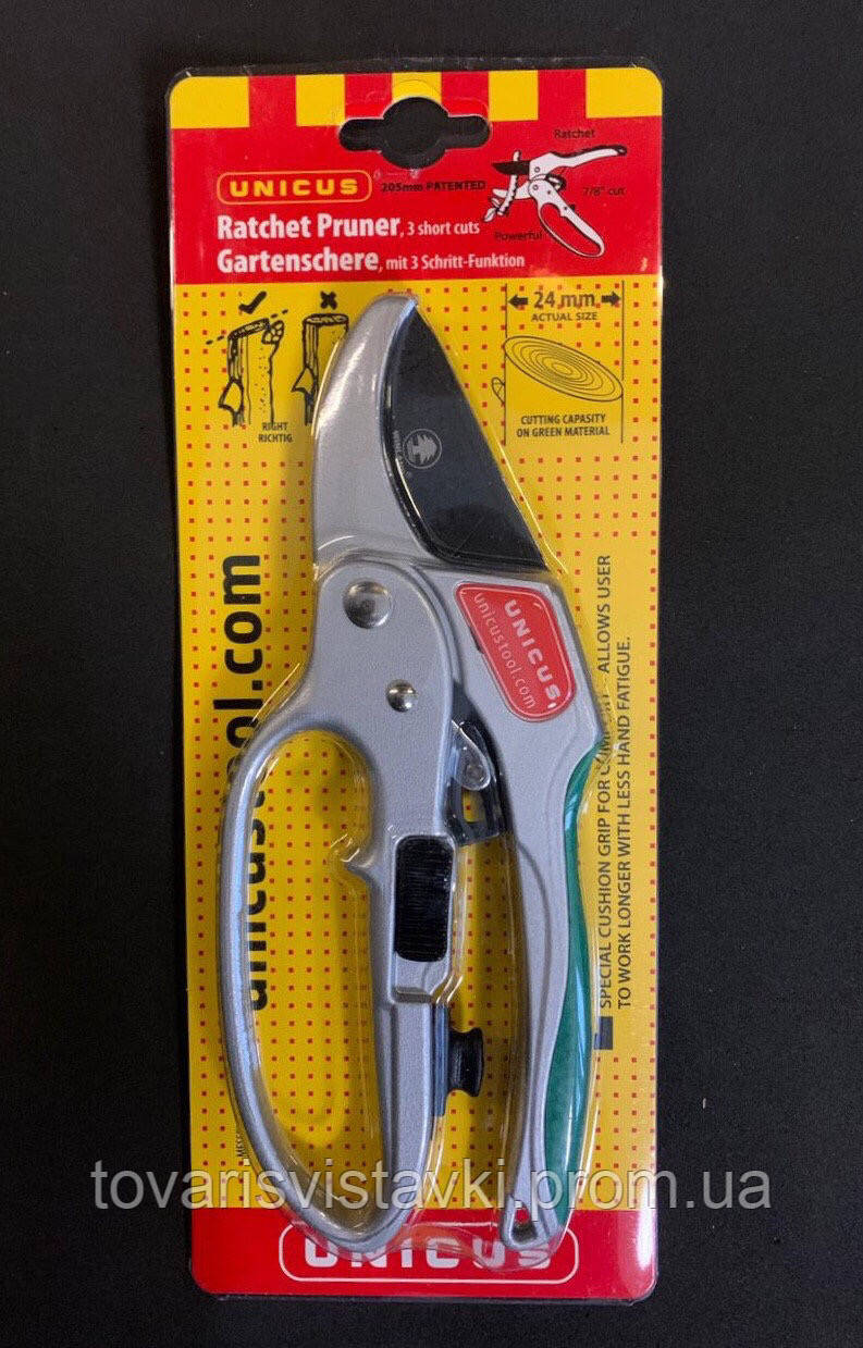 Секатор с Храповым Механизмом UNICUS Модель PM — Купить Недорого на ...