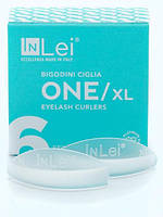 Силиконовые бигуди InLei "One", размер XL, 1 упаковка (6 пар)