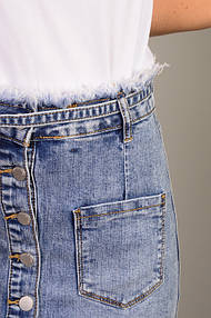 Женские джинсовые юбки оптом Miss Bon Bon (959) 16Є, лот 10 шт 2