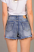 Стильные джинсовые шорты оптом Water (7289) 18Є, лот 12 шт 2