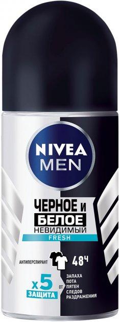 Чоловічий дезодорант-ролик Nivea "Невидимий Fresh"