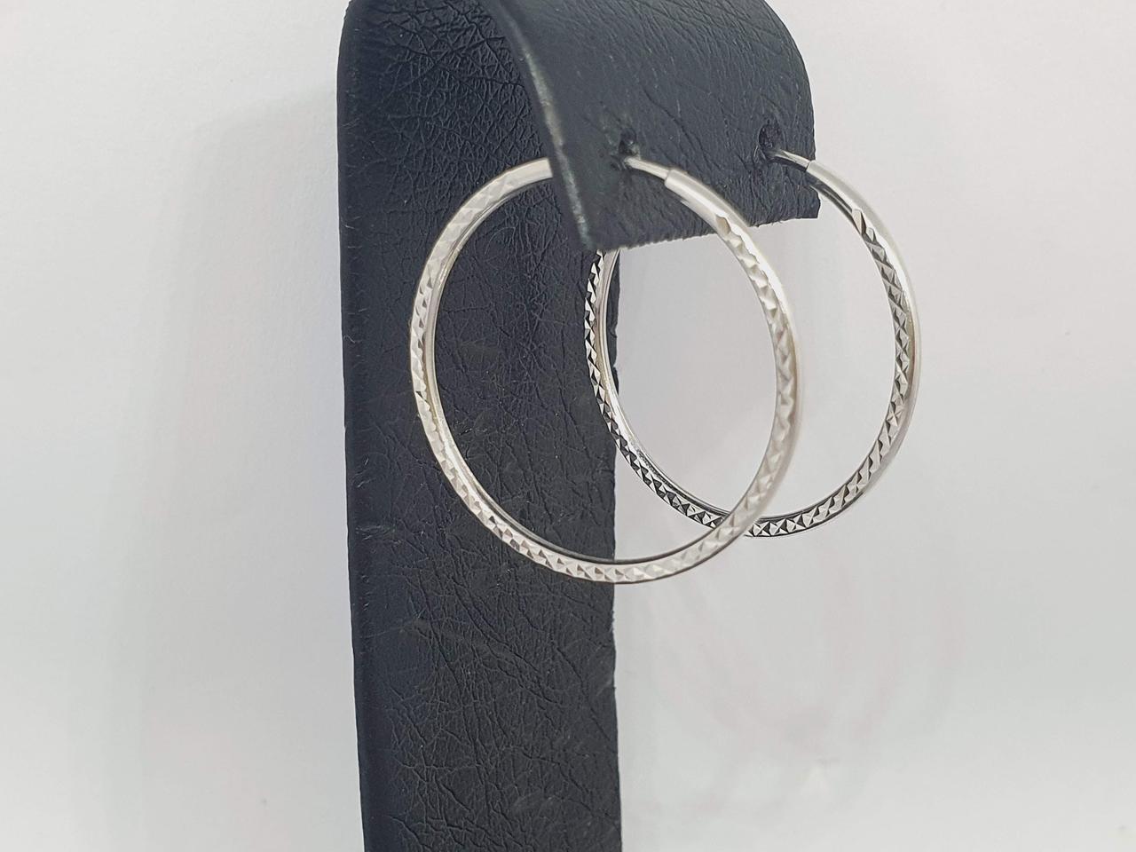 Золоті сережки з алмазною гранню. 210010_А_Б, фото 1