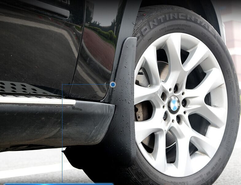 Бризковики повний комплект для BMW X5 (Е70) з порогами 2007-2013 (повний кт 4 шт), кт.