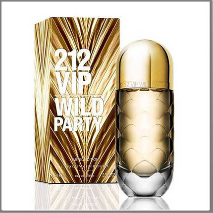 Carolina Herrera 212 VIP Wild Party туалетна вода 80 ml. (Кароліна Еррера 212 Віп Вилд Паті), фото 2